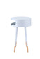 Sonria Natural White Round Accent Table FredCo