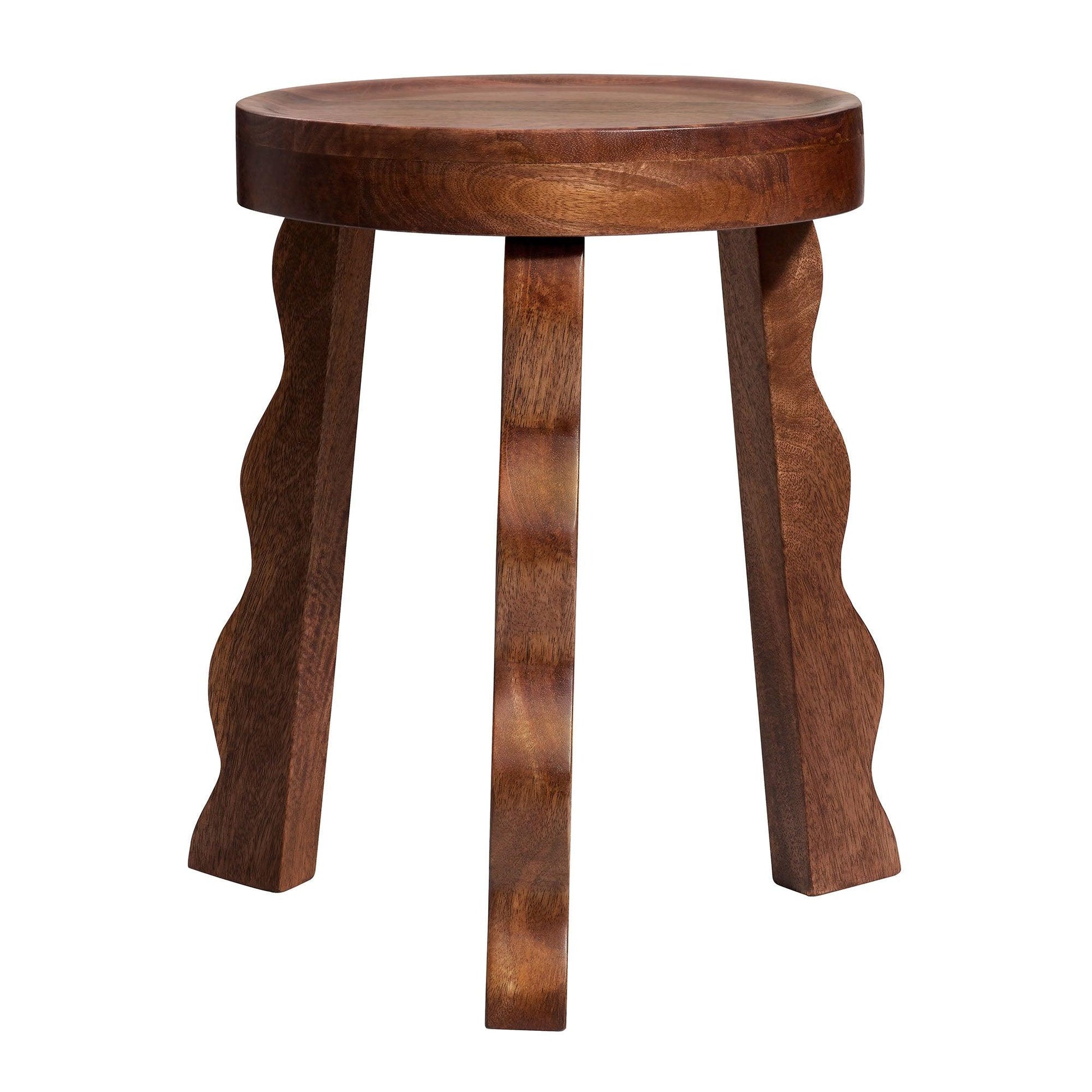 Sorrel Carved Wood Stool by Modway EEI-7140 FredCo