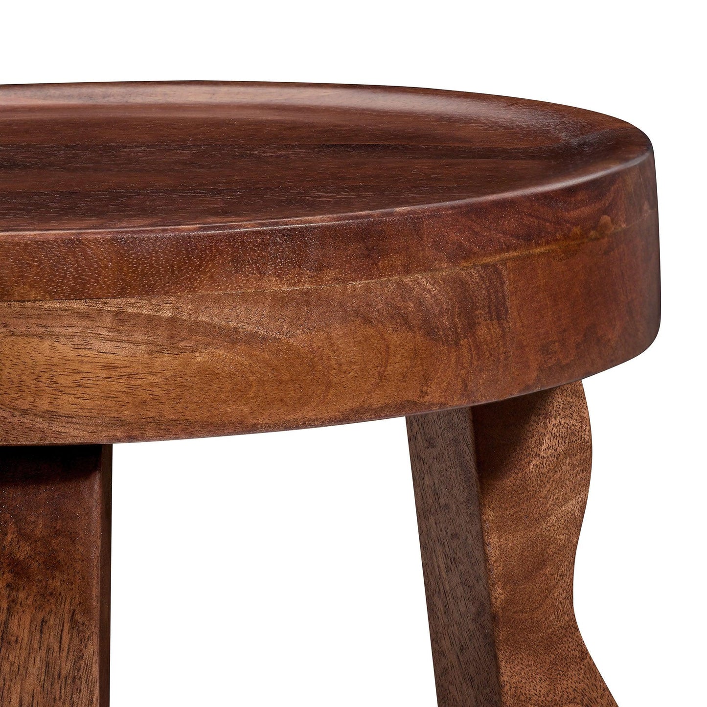 Sorrel Carved Wood Stool by Modway EEI-7140 FredCo