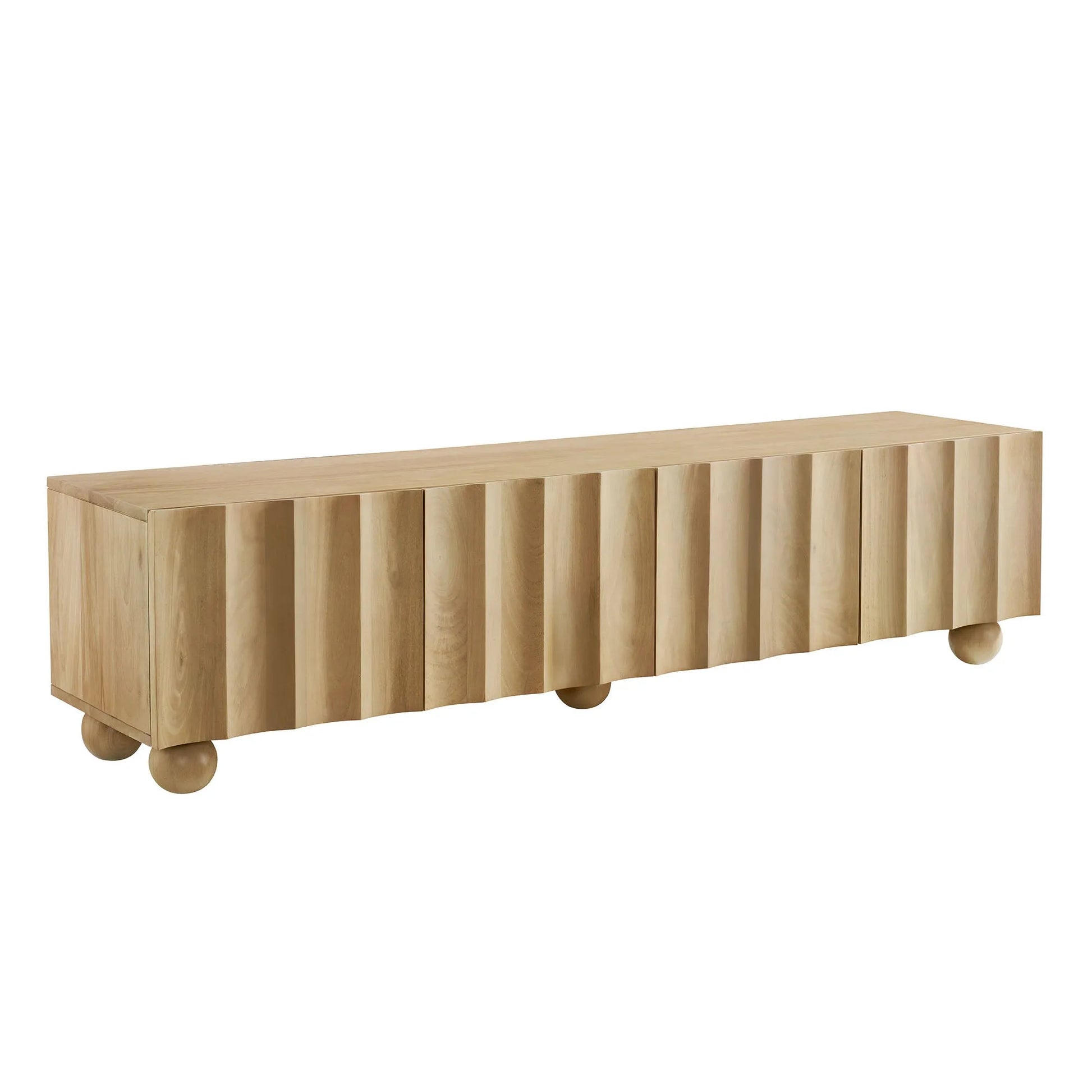 Sorren Scalloped 71" Wood TV Stand by Modway EEI-7184 FredCo