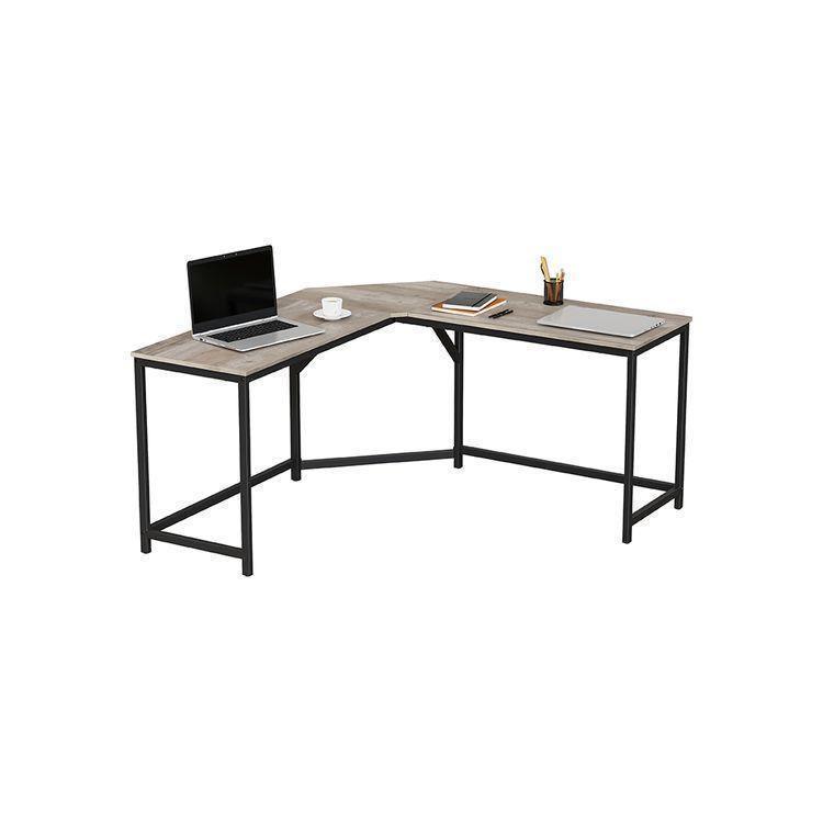 Space-Saving Corner Desk 58" Greige FredCo
