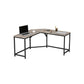 Space-Saving Corner Desk 58" Greige FredCo