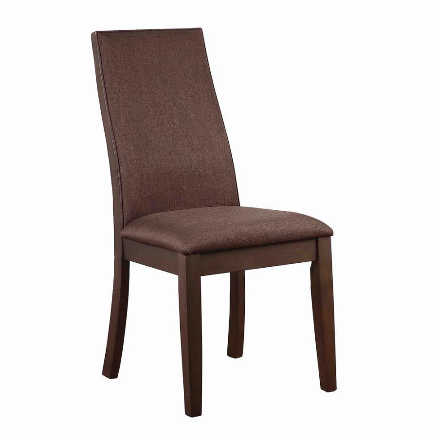 Spring Creek 5-piece Dining Room Set Natural Walnut and Rich Cocoa Brown 106581-S5 Coaster FredCo