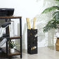 Square Black Umbrella Stand FredCo