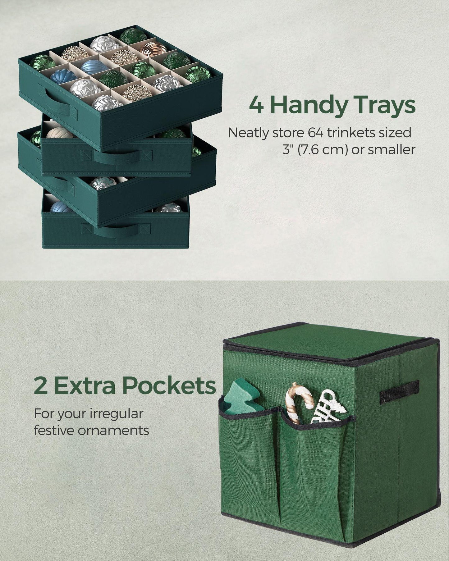 Stackable Christmas Storage Container FredCo
