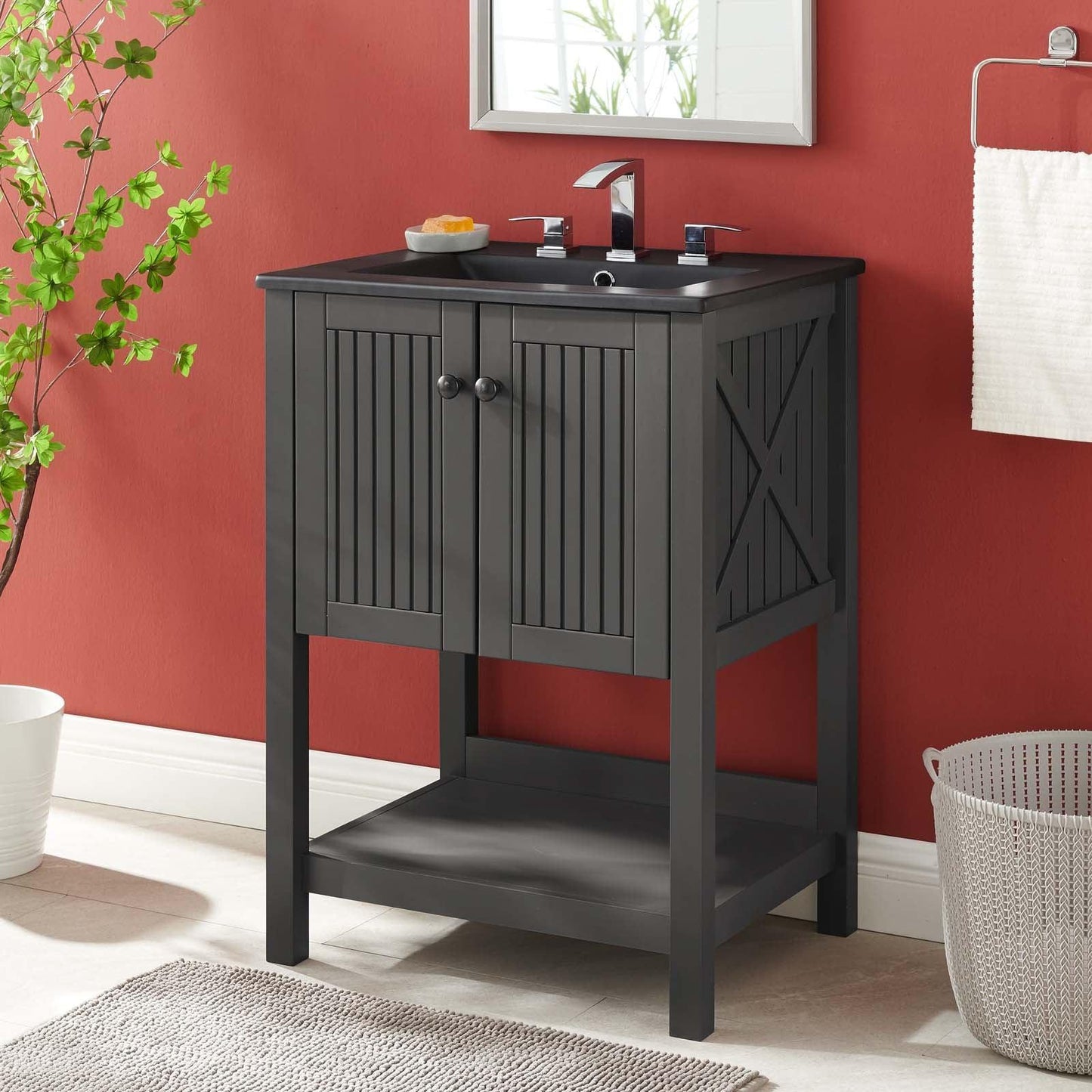 Steam 24" Bathroom Vanity, EEI-5360 FredCo