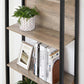 Steel Frame 5-Tier Bookshelf FredCo