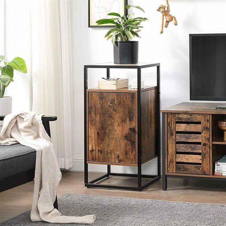 Steel Frame Side Table FredCo