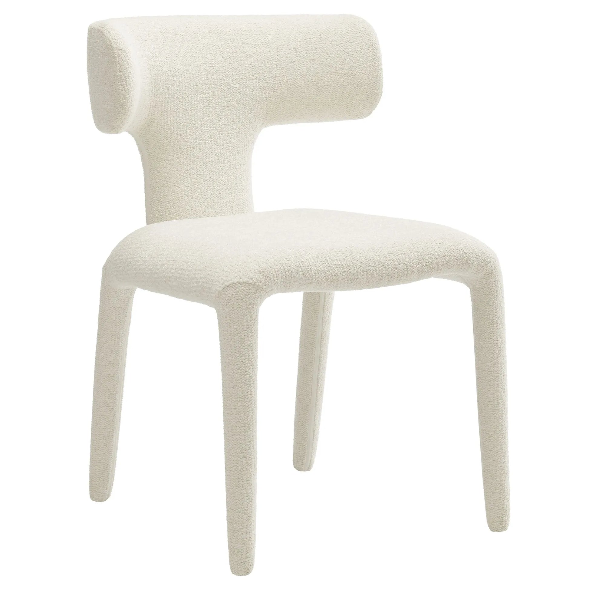 Stellan Curved Back Boucle Upholstered Dining Chair Set of 2 by Modway EEI-7230 FredCo