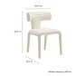 Stellan Curved Back Boucle Upholstered Dining Chair Set of 2 by Modway EEI-7230 FredCo