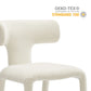 Stellan Curved Back Boucle Upholstered Dining Chair Set of 2 by Modway EEI-7230 FredCo