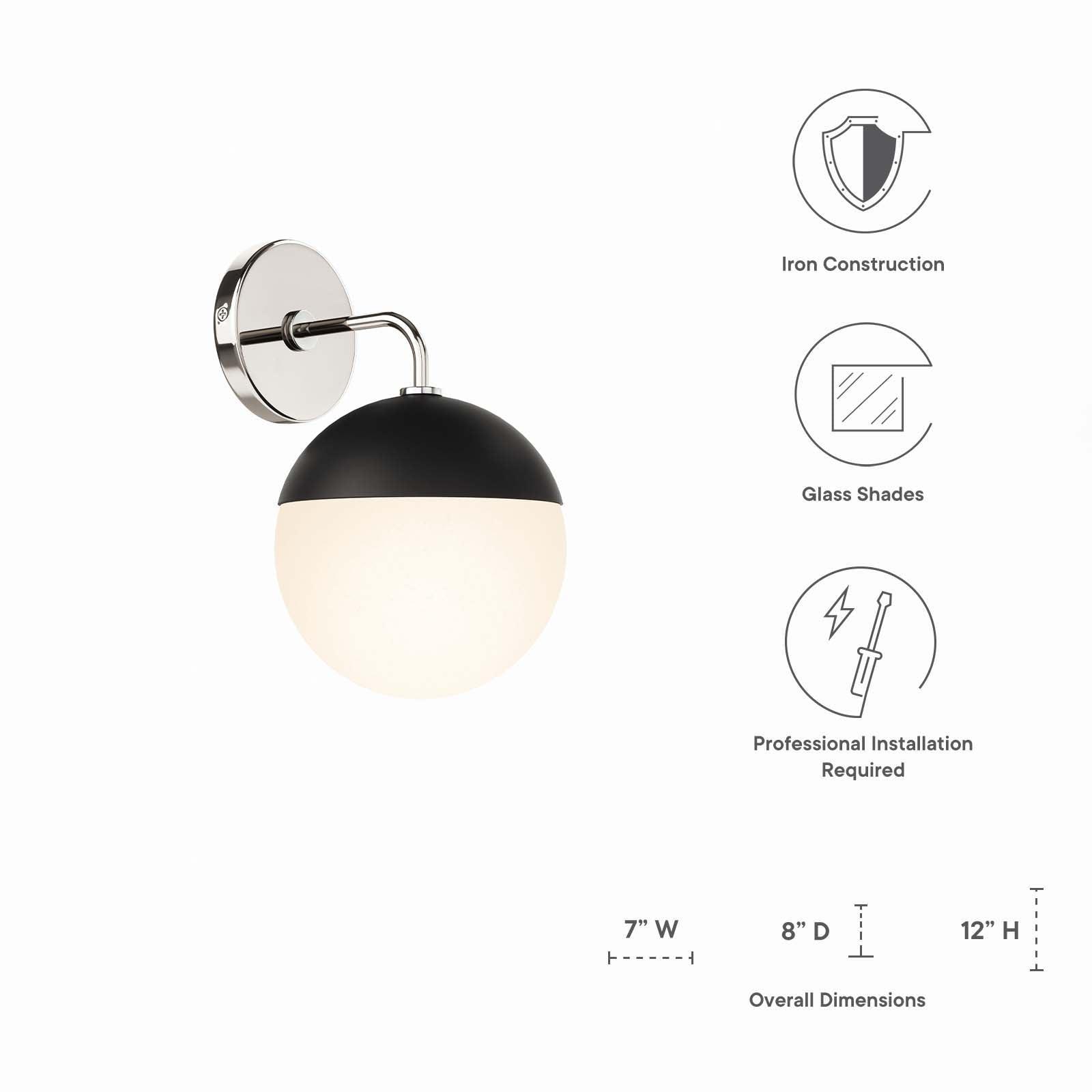 Stellar 1-Light Wall Sconce, EEI-5655 FredCo