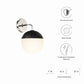Stellar 1-Light Wall Sconce, EEI-5655 FredCo