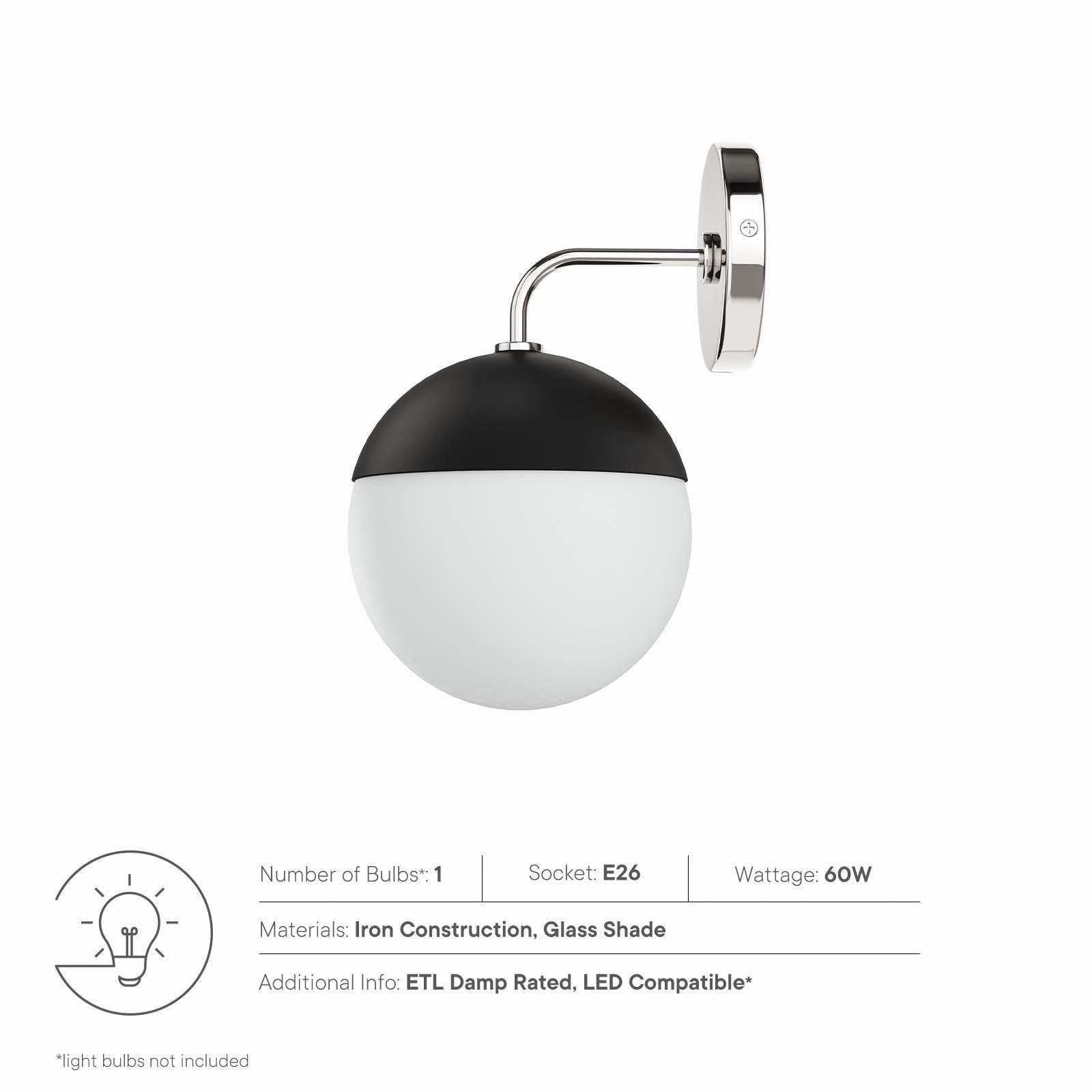 Stellar 1-Light Wall Sconce, EEI-5655 FredCo