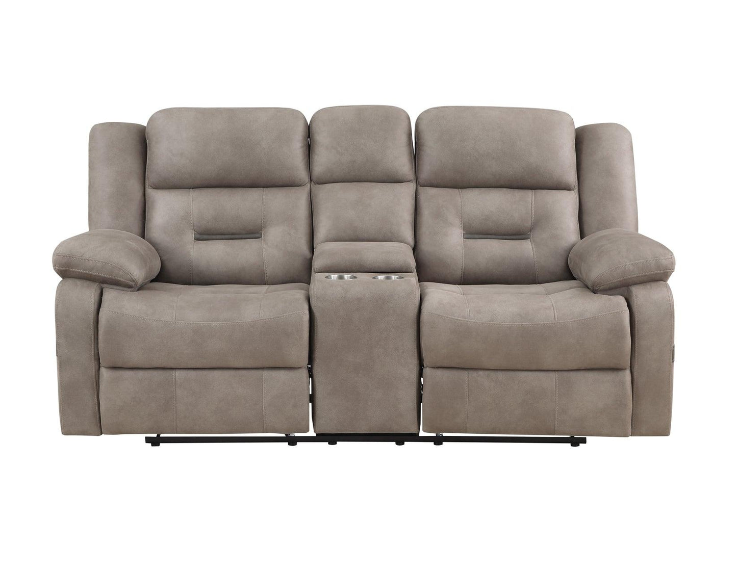 Steve Silver Abilene - Console Manual Loveseat - Tan ABE900CLN FredCo