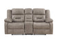 Steve Silver Abilene - Console Manual Loveseat - Tan ABE900CLN FredCo
