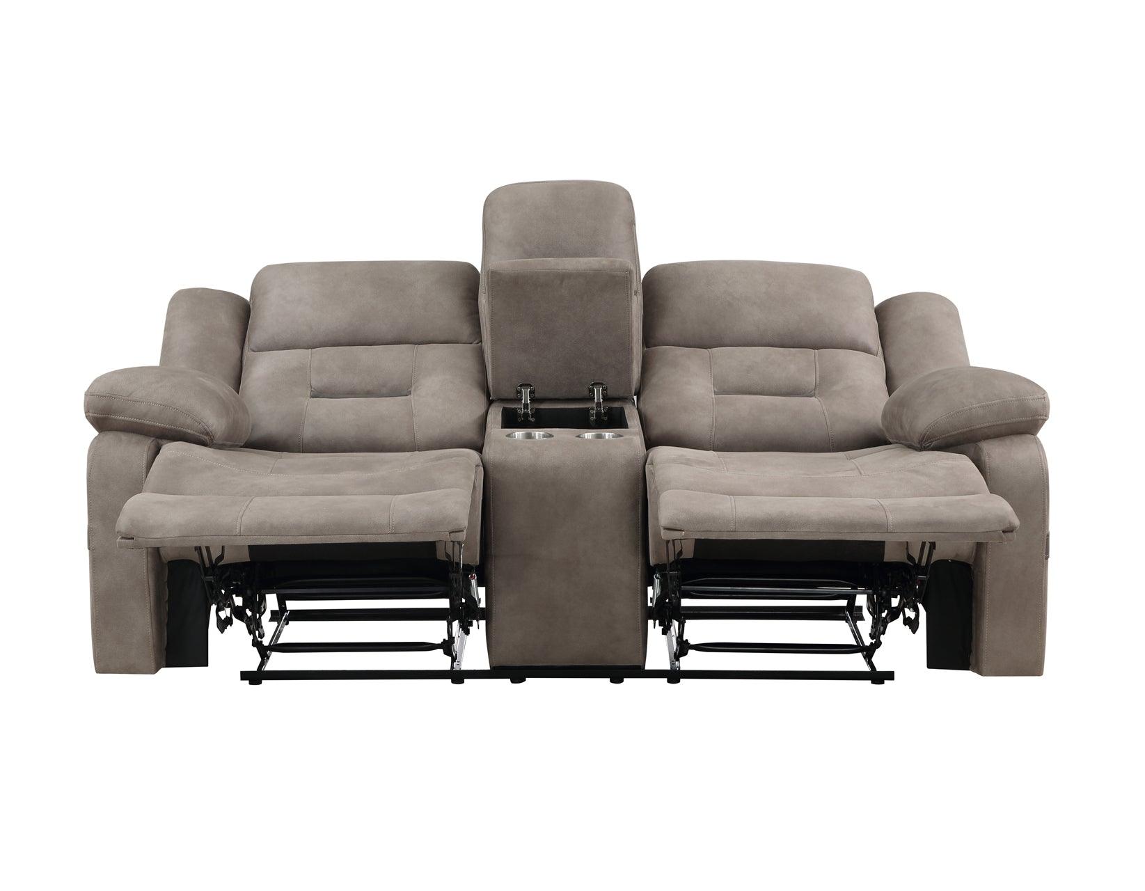 Steve Silver Abilene - Console Manual Loveseat - Tan ABE900CLN FredCo