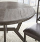 Steve Silver Alamo - Round Dining Table - Dark Gray AL450T FredCo