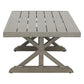 Steve Silver Brown Aluminum Coffee Table JON600C FredCo