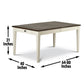 Steve Silver Cayla - 7 Piece Dining Set - Dark Brown CY400TK7PC FredCo