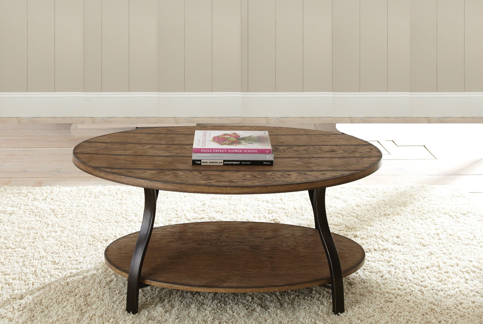 Steve Silver Denise - Oval Cocktail Table - Brown DN200C FredCo