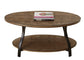 Steve Silver Denise - Oval Cocktail Table - Brown DN200C FredCo