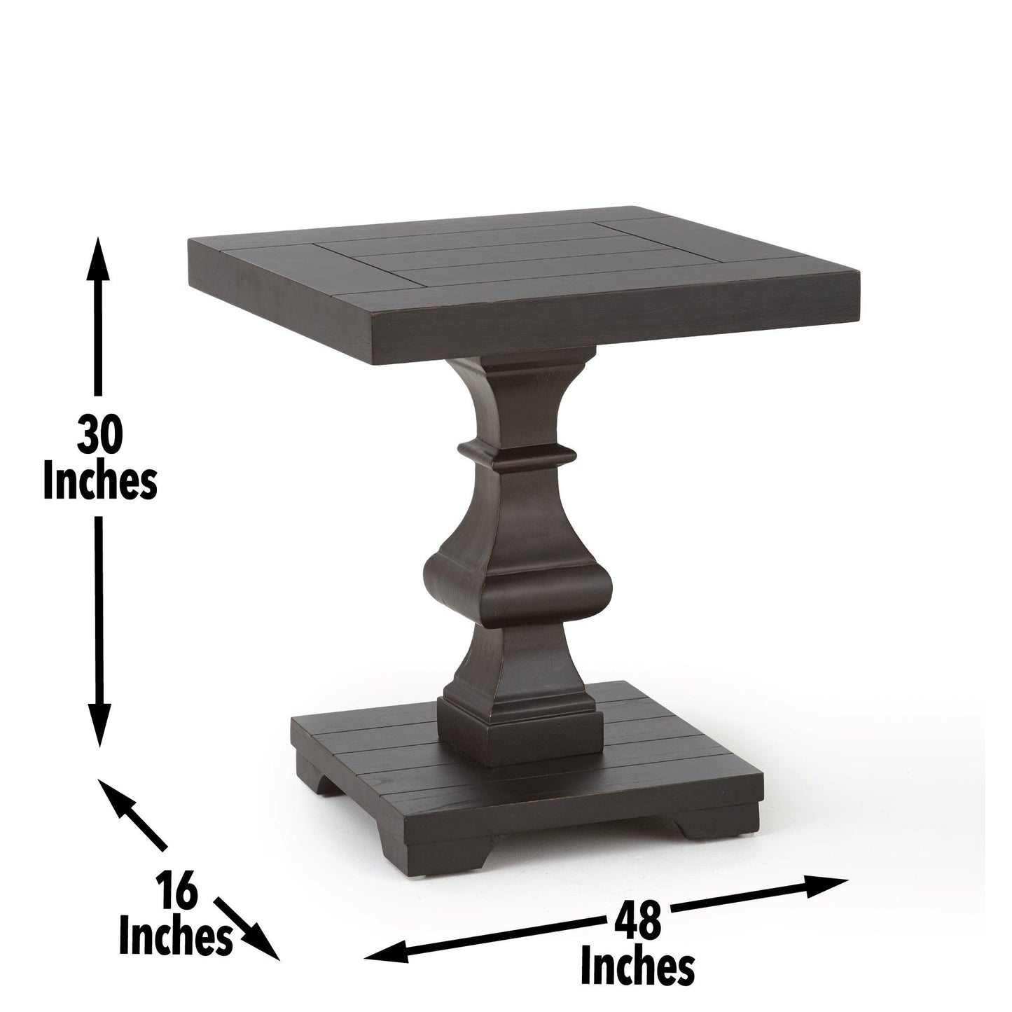 Steve Silver Dory - Square End Table - Brown DY200E FredCo