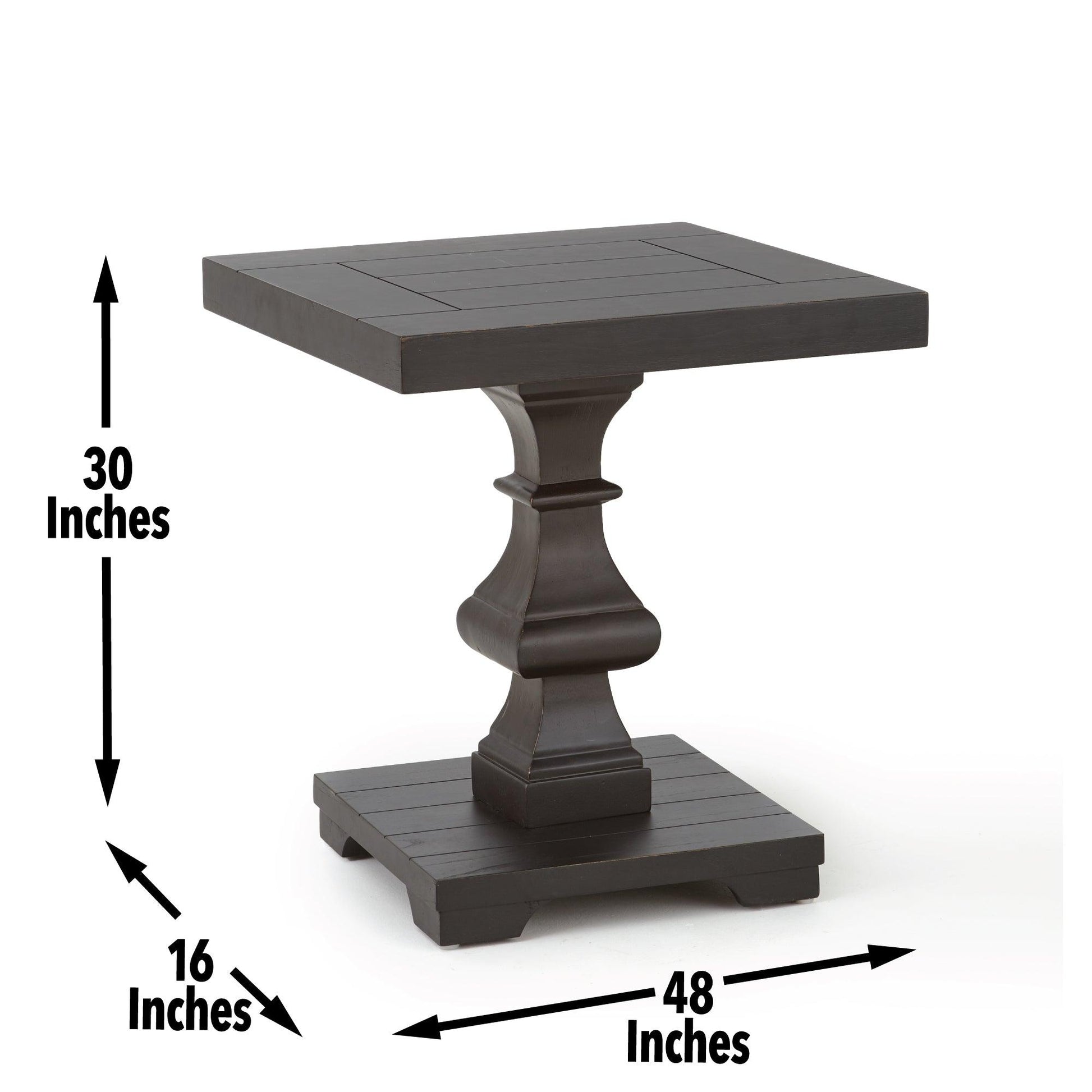 Steve Silver Dory - Square End Table - Brown DY200E FredCo