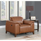 Steve Silver Dual Beefy Dual-Power Leather Recliner High-Leg Look, Articulating Headrest BM950R FredCo