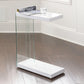 Steve Silver Elaina - Chair Side End Table - White EL150CEWG FredCo