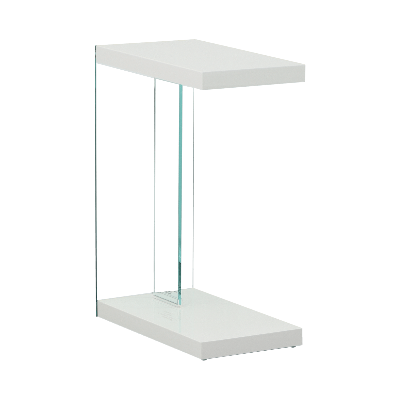 Steve Silver Elaina - Chair Side End Table - White EL150CEWG FredCo