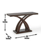 Steve Silver Jocelyn - Sofa Table - Brown JL200SN FredCo