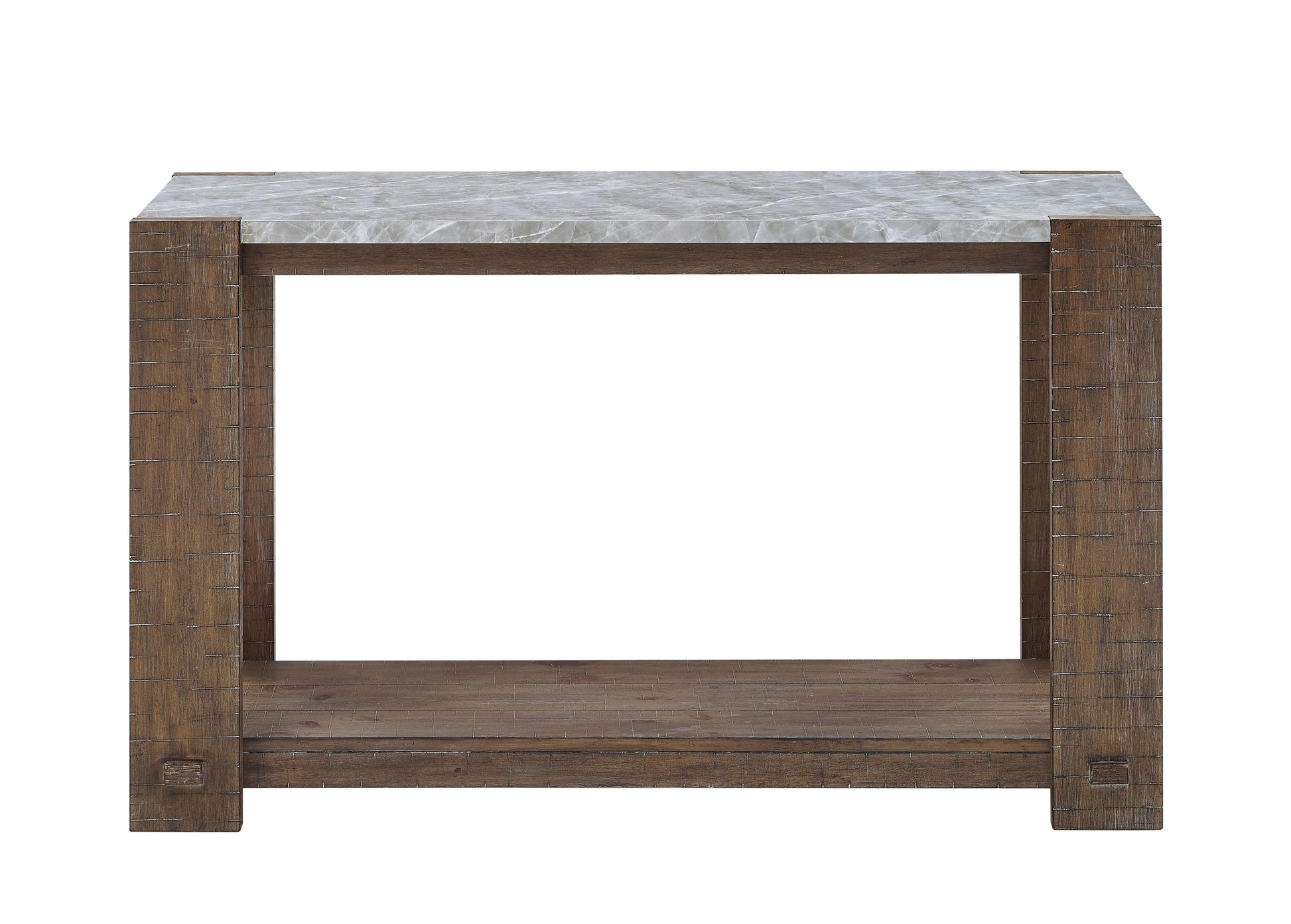 Steve Silver Libby - Sintered Stone Sofa Table - Brown LB100S FredCo