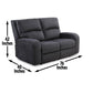 Steve Silver Lovell - Power Console Loveseat - Dark Gray LO5168CLC FredCo