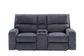 Steve Silver Lovell - Power Console Loveseat - Dark Gray LO5168CLC FredCo