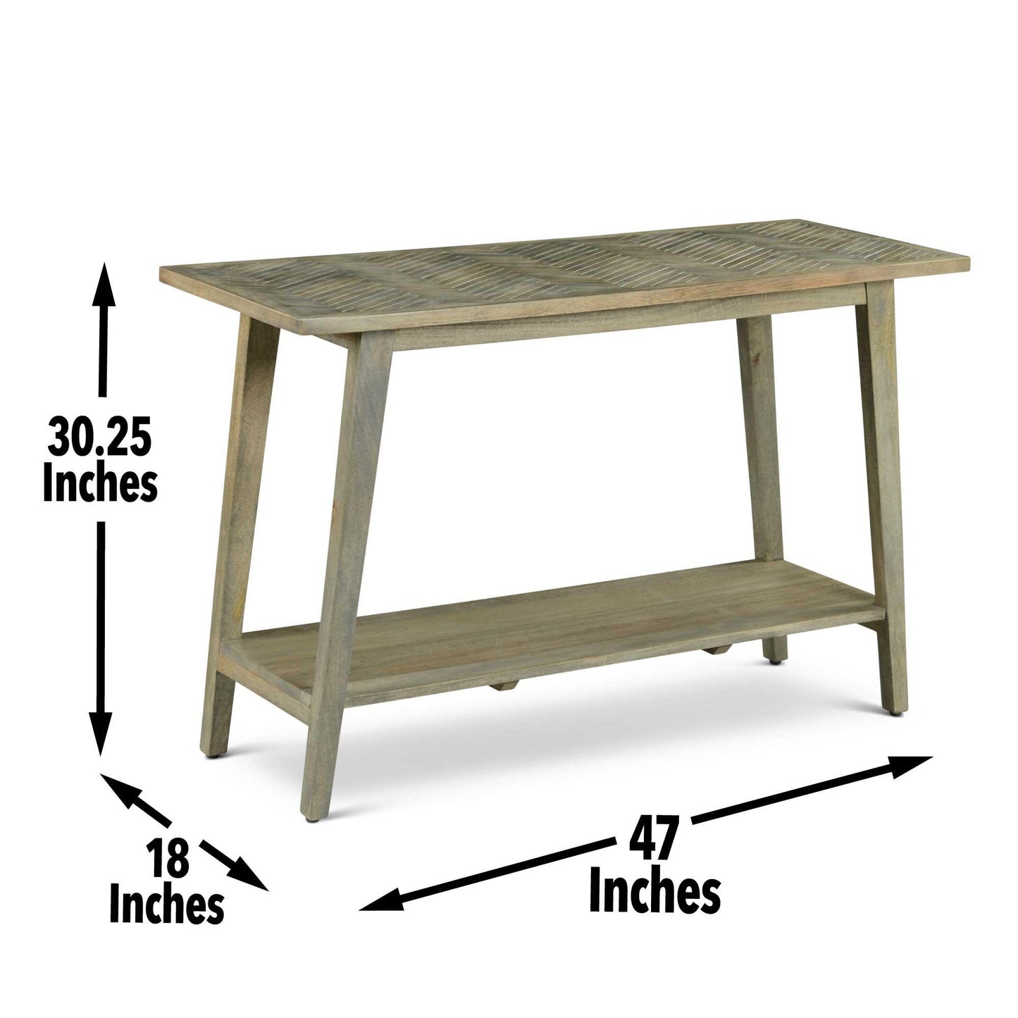 Steve Silver Milani - Rectangular Sofa Table - Light Brown ML400S FredCo
