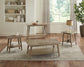 Steve Silver Milani - Rectangular Sofa Table - Light Brown ML400S FredCo