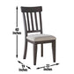 Steve Silver Napa - Side Chair (Set of 2) - Brown NP500S FredCo