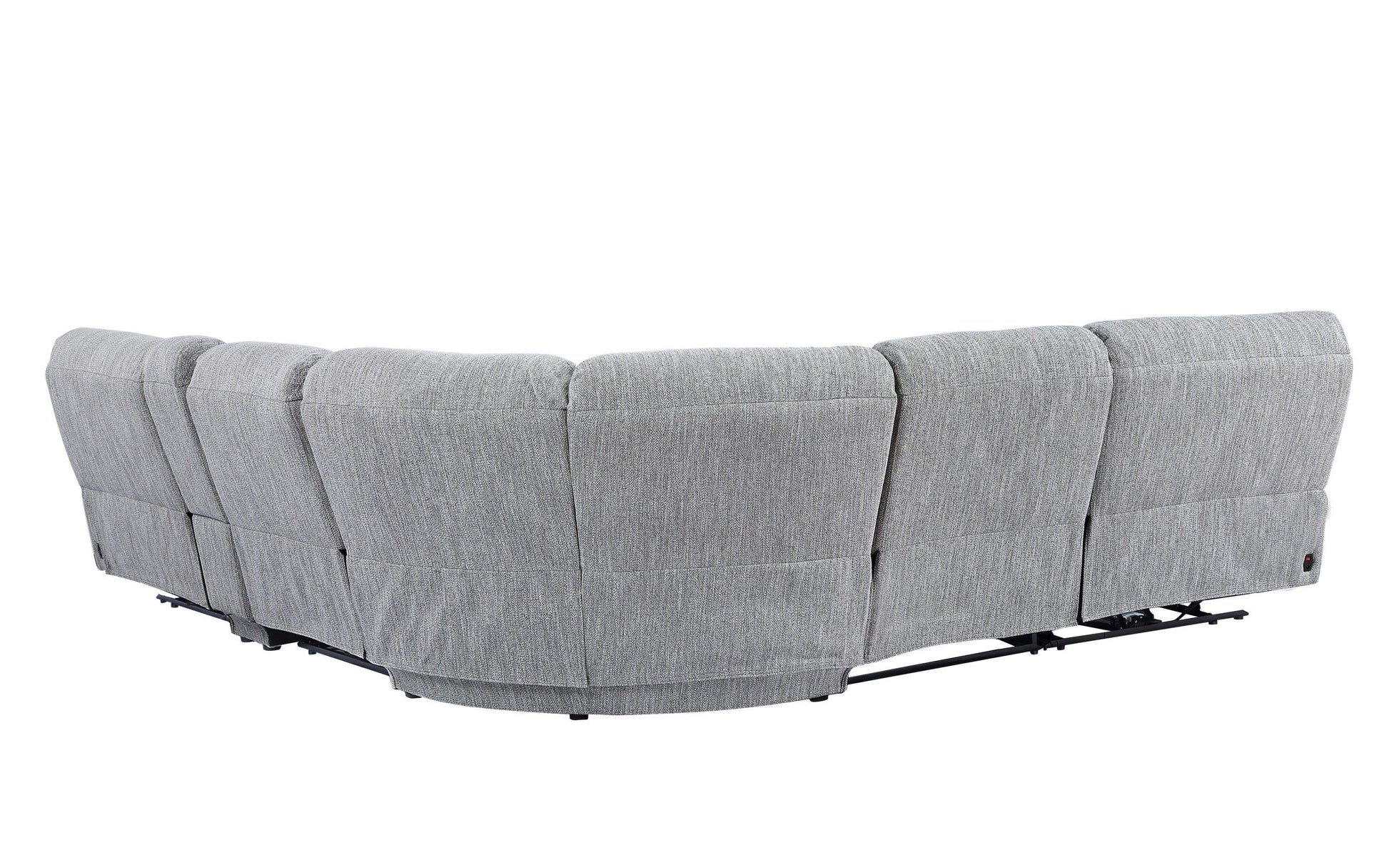 Steve Silver Park City - 6 Piece Sectional - Pearl Silver AR70172-6PC FredCo