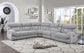 Steve Silver Park City - 6 Piece Sectional - Pearl Silver AR70172-6PC FredCo