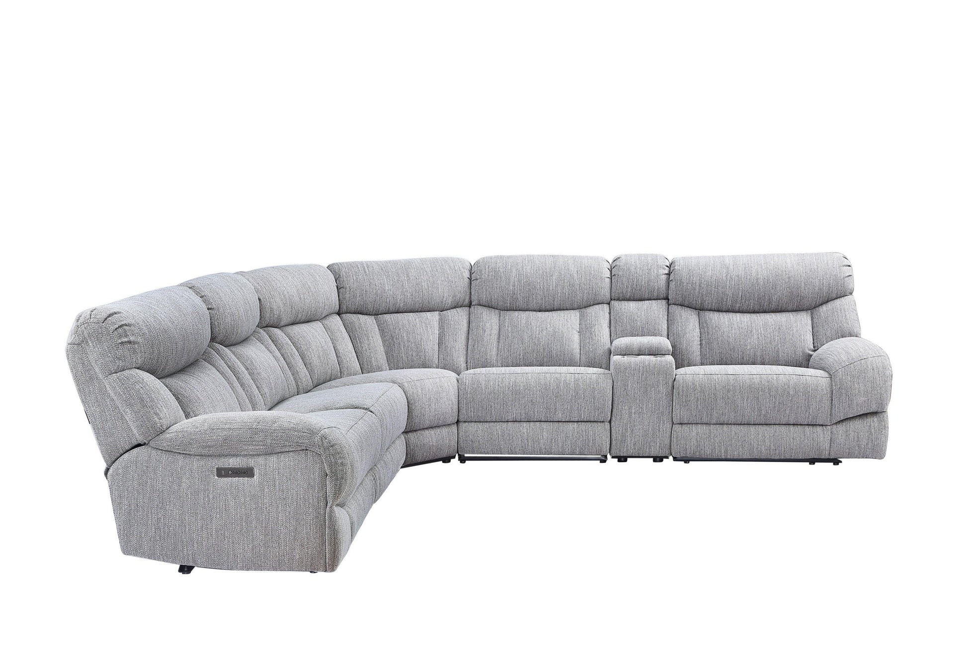 Steve Silver Park City - 6 Piece Sectional - Pearl Silver AR70172-6PC FredCo