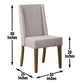 Steve Silver Riverdale - Upholstered Chair (Set of 2) - Dark Brown RV600S FredCo