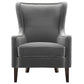 Steve Silver Rosco - Velvet Wingback Chair - Charcoal RC850ACC FredCo