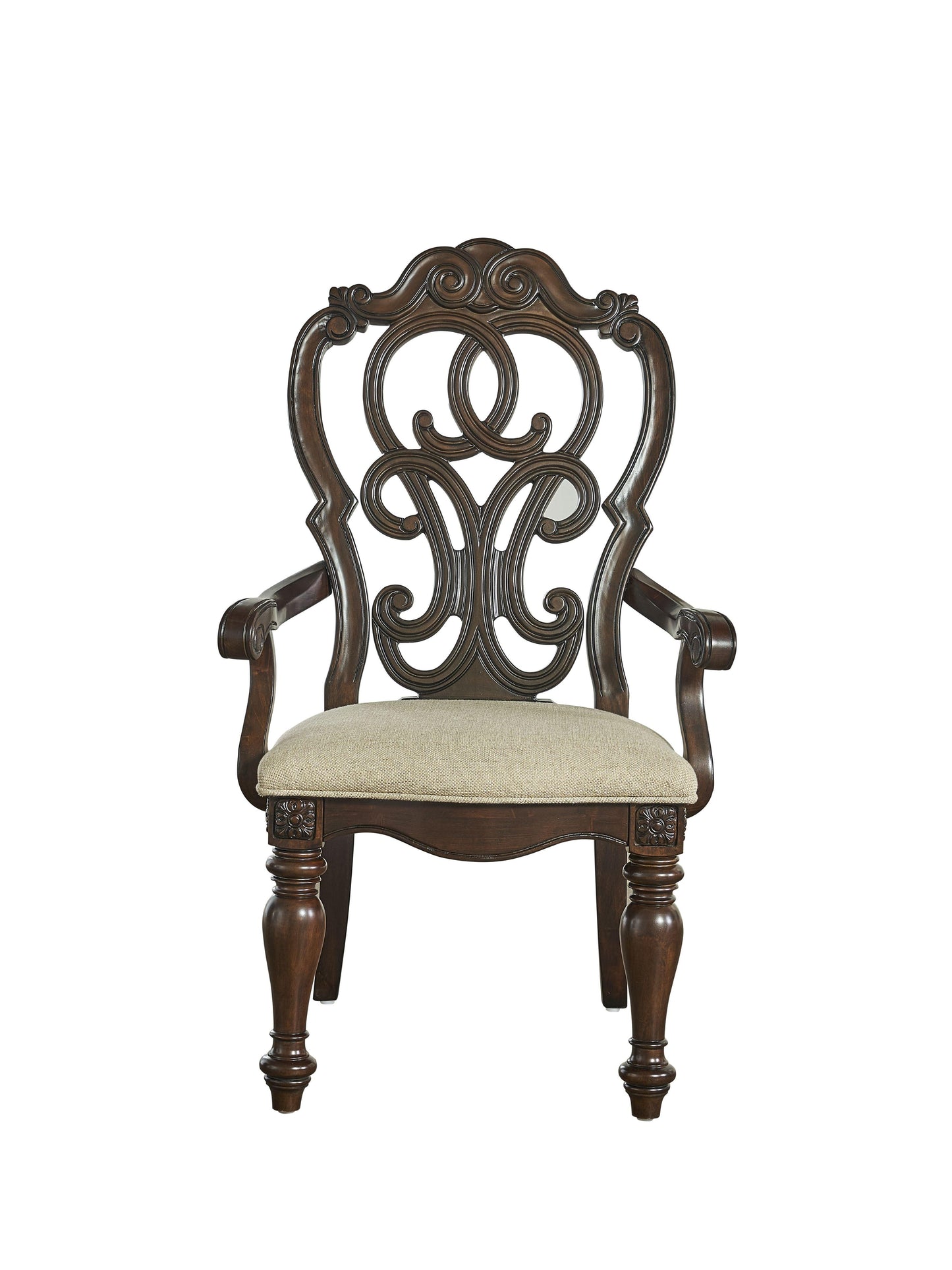 Steve Silver Royale - Arm Chair (Set of 2) - Dark Brown RY500A FredCo