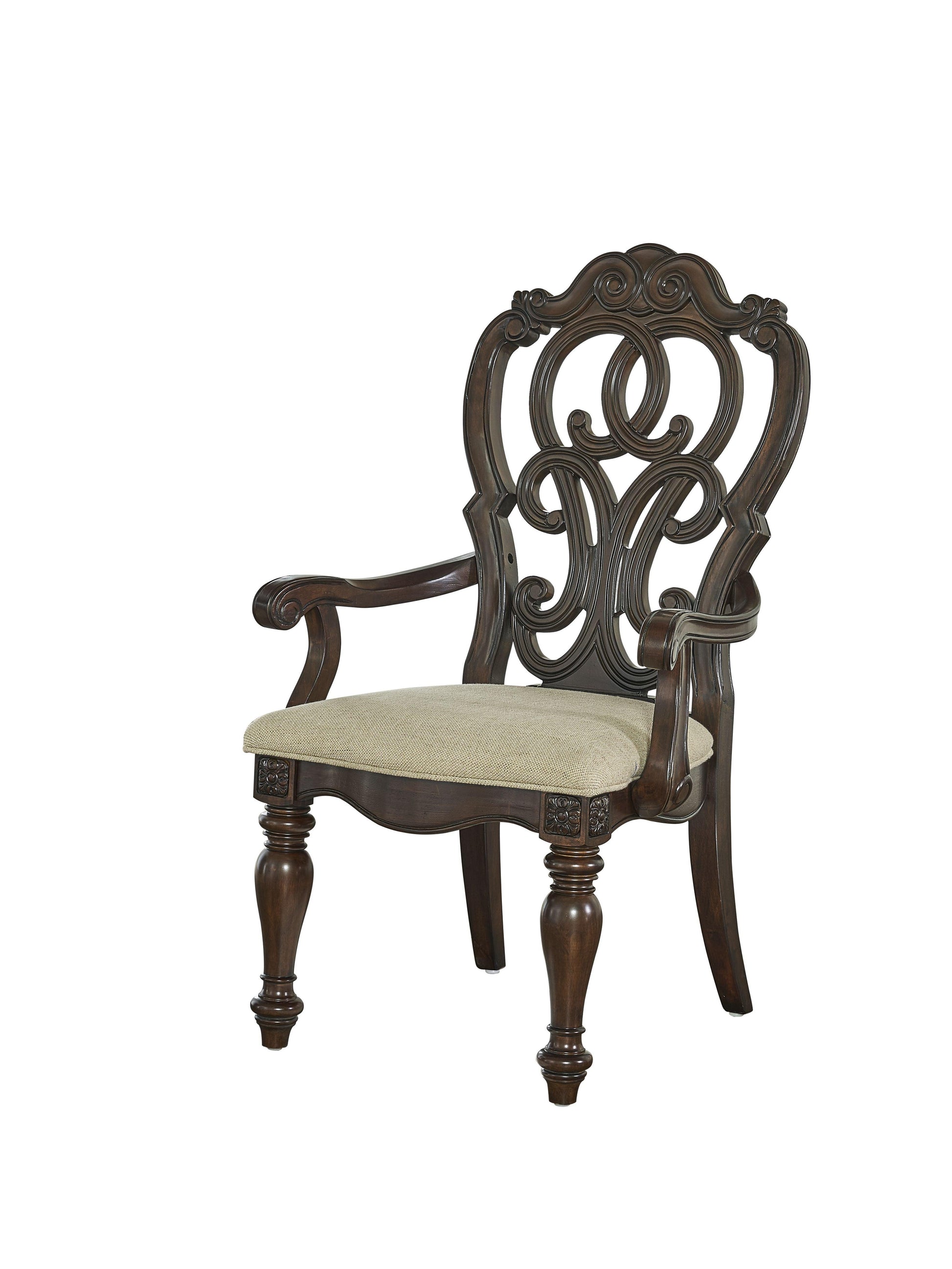 Steve Silver Royale - Arm Chair (Set of 2) - Dark Brown RY500A FredCo