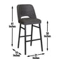 Steve Silver Sarah - Barstool - Brown SRH600BS FredCo