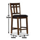 Steve Silver Saranac - Counter Chair (Set of 2) - Dark Brown SA2000CC FredCo