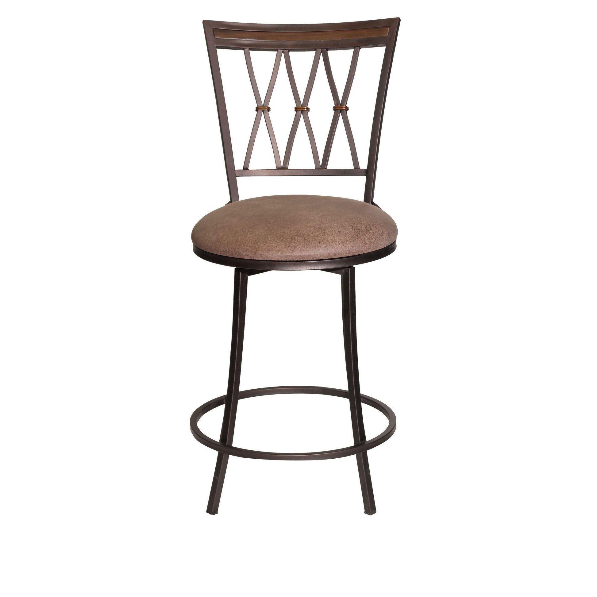 Steve Silver Sedona - Swivel Counter Stool - Dark Brown SDN600CS FredCo