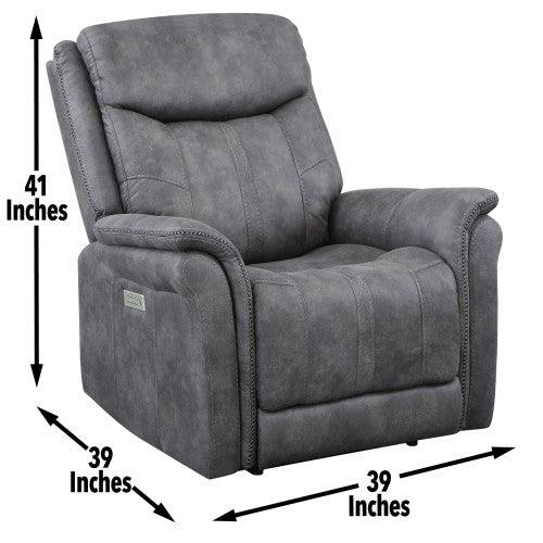 Steve Silver Traditional Power Reclining Gray FredCo