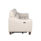 Steve Silver Transitional Dual-Power Leather Reclining Sofa GI850SI FredCo